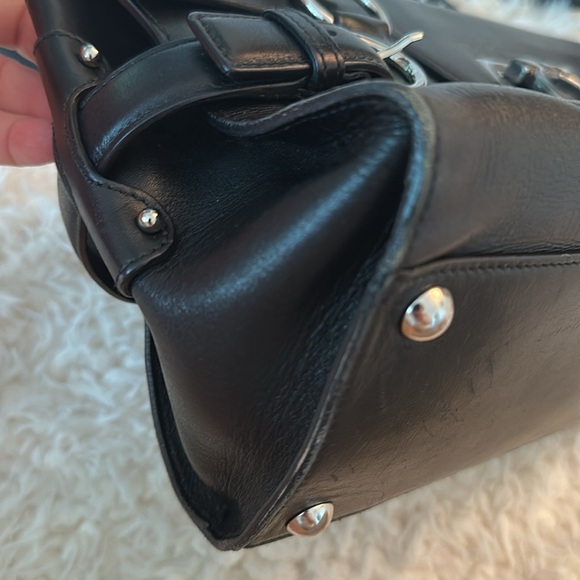 Salvatore Ferragamo Black Leather Handbag - Picture 5 of 9